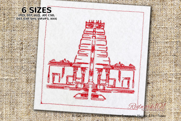 Atlanta Temple: A Redwork Review for Handmade Gifts