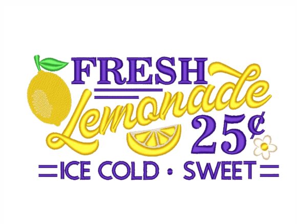 Fresh Lemonade: A Bright Summer Embroidery Review
