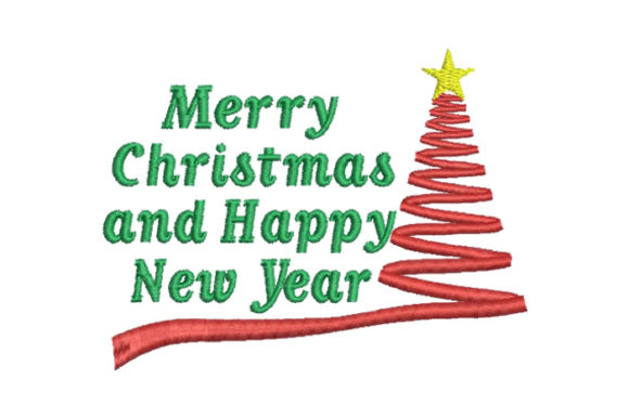Merry Christmas and Happy New Year Embroidery Review