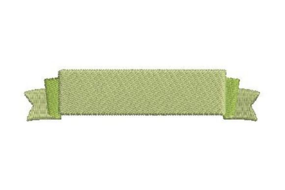 Pastel Green Banner: A Soft Touch for Embroidered Gifts