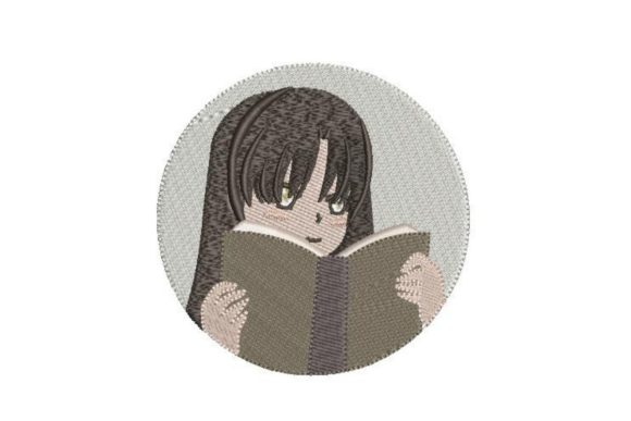 Review: Anime Girl Reading a Book Embroidery