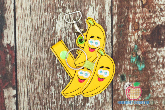 Review: Cartoon Banana Character ITH Key Fob Design