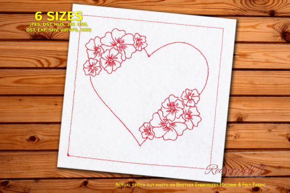 Reviewing Love Heart with Beautiful Flowers for Valentine’s Sales