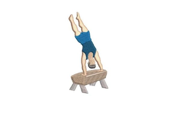 Reviewing the Male Gymnast Doing Vault Design