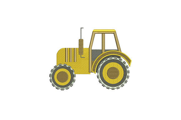 Yellow Tractor: A Sweet Stitch for Handmade Gifts
